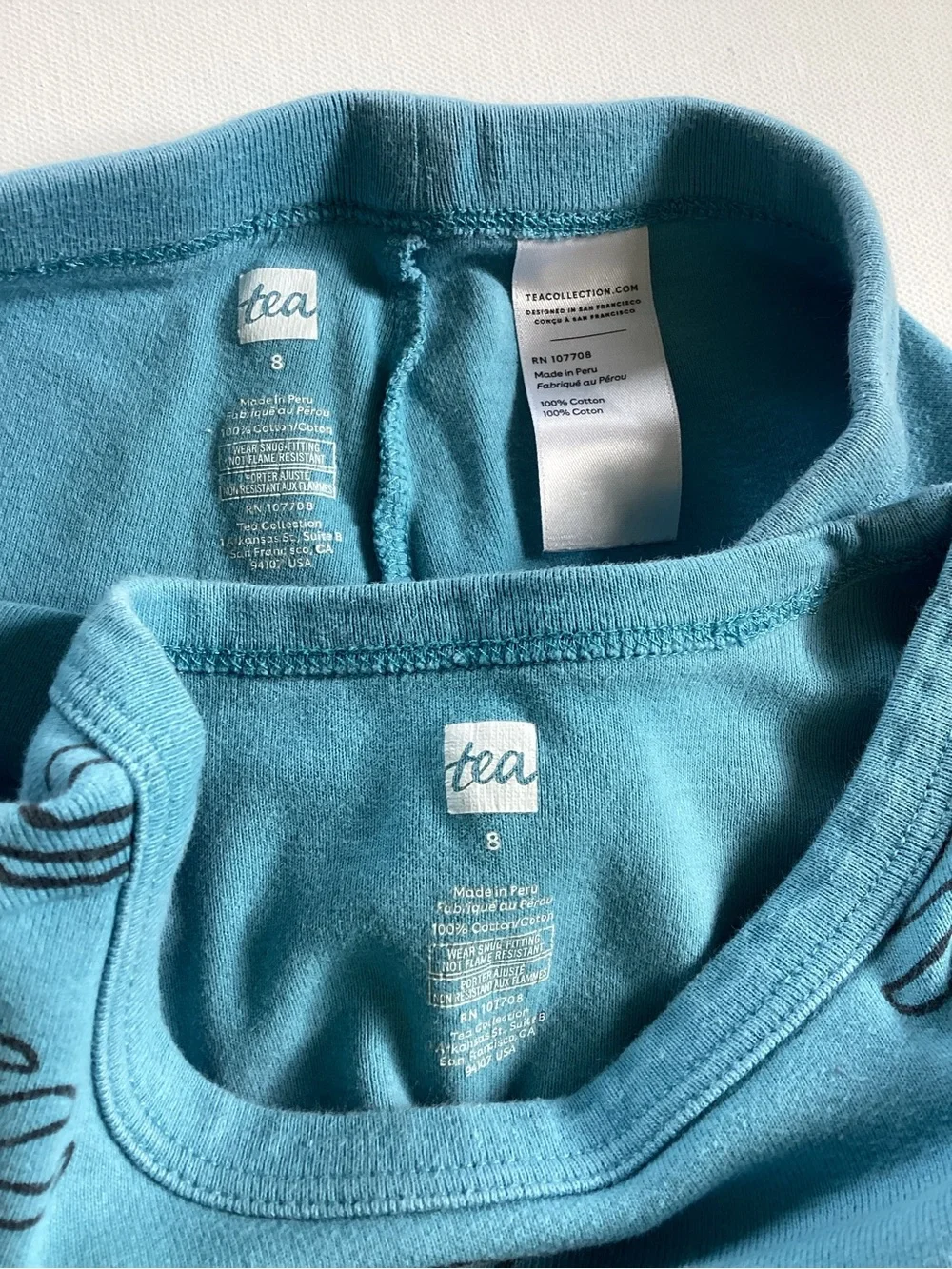 Tea Collection Blue Octopus Pajamas